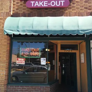 The take out side of the popular Super Mex restaurants.