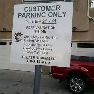 DON&apos;T BELIEVE THE SIGNS!! NO JR MEX VALIDATION!