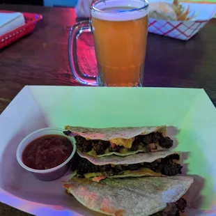 Taco Tuesday: ground beef taco&apos;s for $1 each.