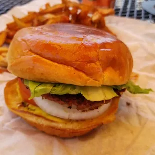 Beyond Burger w/ Fresh cut fries