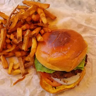 Beyond Burger w/ Fresh cut fries