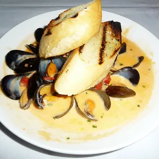 Steamed Mussels