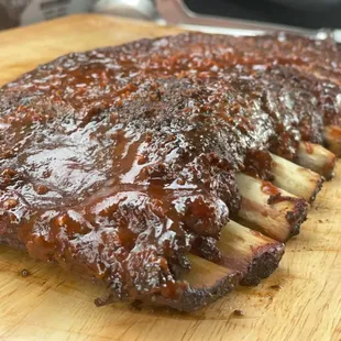 Slathered in savory BBQ sauce