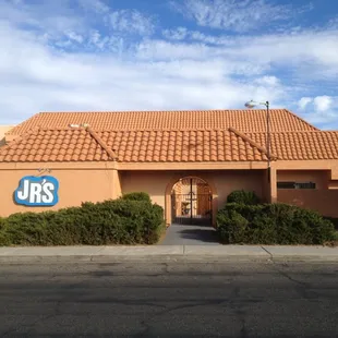 the front of the restaurant