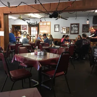 Got to love the Halloween decorations