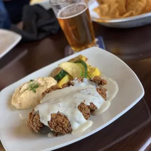 Delicious chicken fried steak!