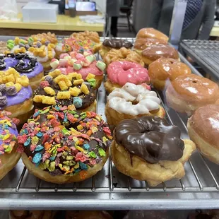 a variety of doughnuts