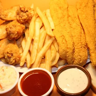 a plate of food