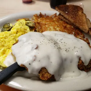 a plate of food