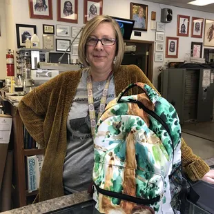 Very nice lady at JR's Jewelry