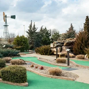 miniature golf course