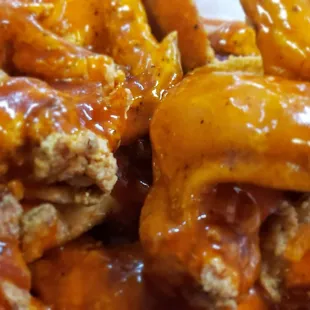 a closeup of a plate of food