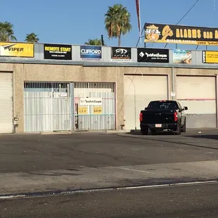 Js alarms store front. 25 years and counting