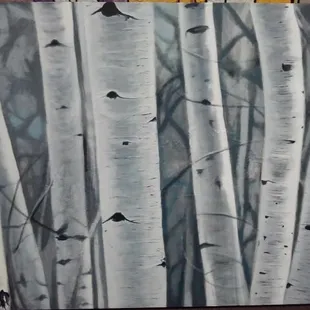 Teacher Kathleen's acrylic on canvas