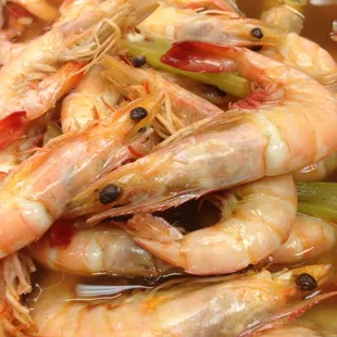 boiled shrimp!! yummy