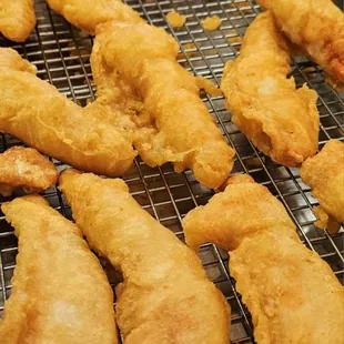 Hot fresh chicken fingers!