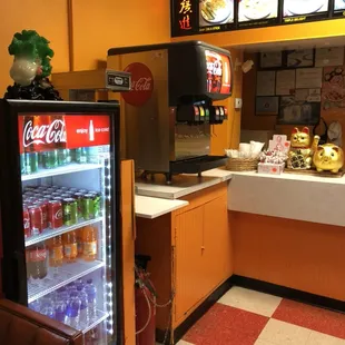 a refridgerator and a refridgerator