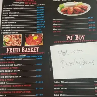 ramen and noodles, menu