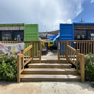 the front of the restaurant
