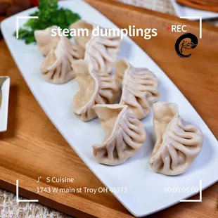 Steam dumplings