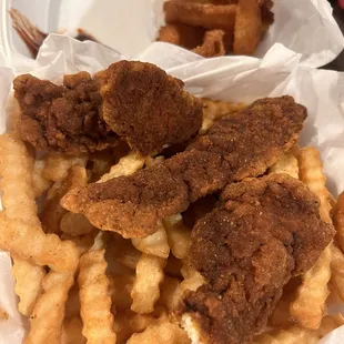 Chicken strips basket