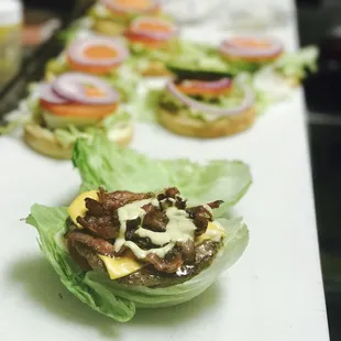 lettuce wrap any burger!