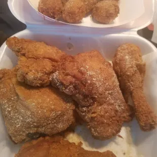 Chicken and Hush Puppies  DoorDash: May 10, 2020 First time customer