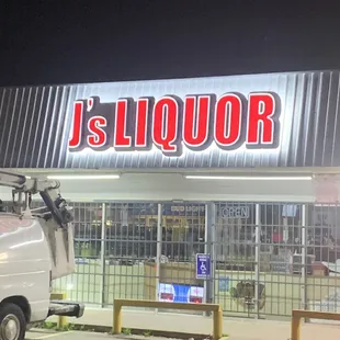 a truck parked in front of it