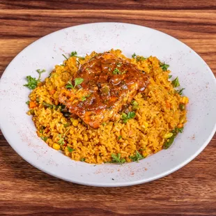 Salmon / Veggie Rice