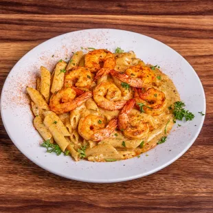 Creamy Cajun Shrimp Pasta