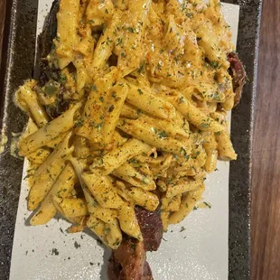 Stuffed Turkey Leg with Lobster Mac