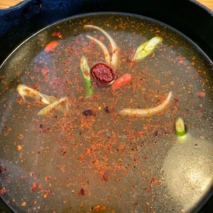 Medium Spicy Chicken Broth