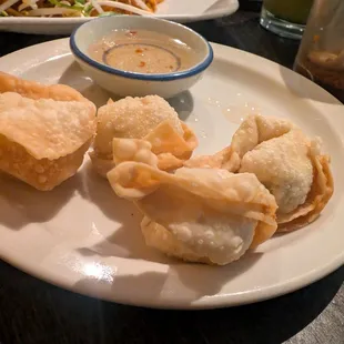 Crab Rangoon 6 Pcs ( we ate 2 before taking a photo)