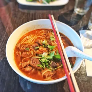 Slice Beef Noodle Soup