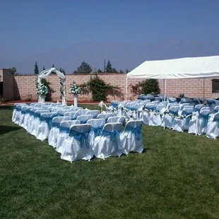 Chairs, Chair Covers, and Sashes.