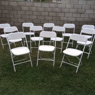 White Folding Chairs