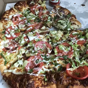 BLT pizza  Deeelish