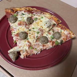 Mega Meatball Pizza