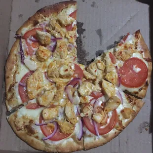 King w/ sweet chili chicken &amp; red onion! Get this!!