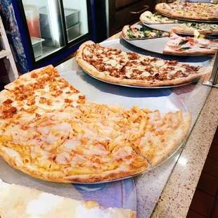All the pizzas!