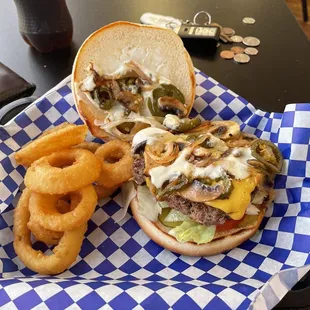 This was their single patty, and more than I could finish!  Delicious!  OR were the bomb!!!