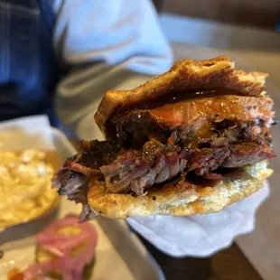 Husbands beef brisket sandwich- they don't skimp!