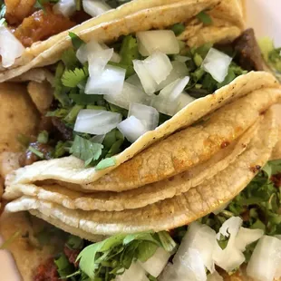 Chicharron, Asada, y chorizo