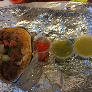 Carne Asada burrito