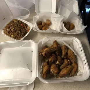chicken wings, fried chicken wings, poultry, bbq chicken, chicken, chicken wings and fried chicken, food, bbq wings, fried chicken