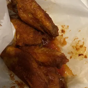 Hot bbq wings
