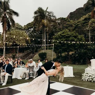 Black + White Dance Floor