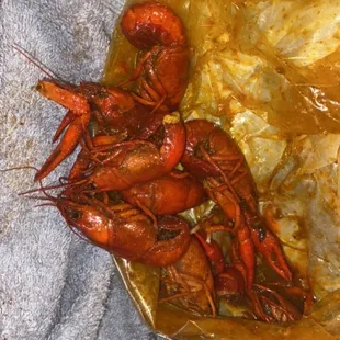 Tiny crawfish at 10.99 a pound and it's crawfish season. So disappointed not eating these I want my money back.