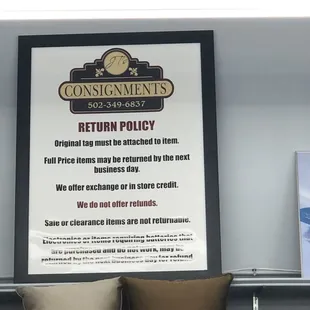 Return policy