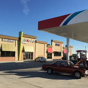 Cenex gas station with Blended Diesel. We also accept The Home Depot Fuel rewards program. CLEAN RESTROOMS! Sorry no Semi's.